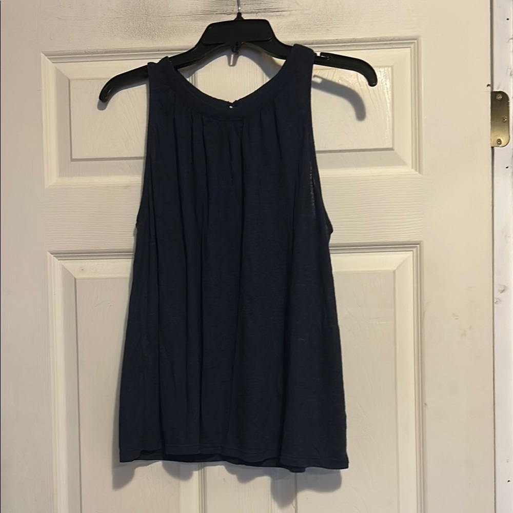 Banana Republic Blue Sleeveless Top Size Medium